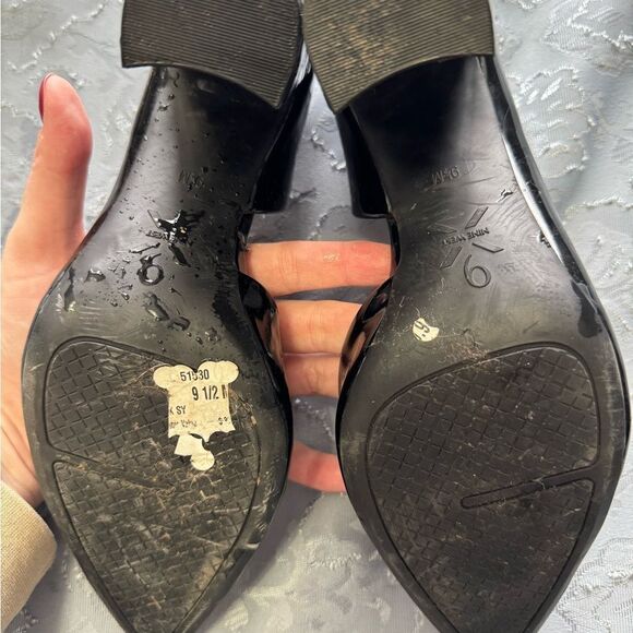 Nine west black block heels - Picture 2 of 4
